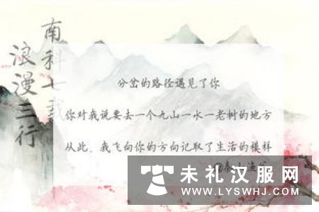 汉服情，情不知所起，一往而深