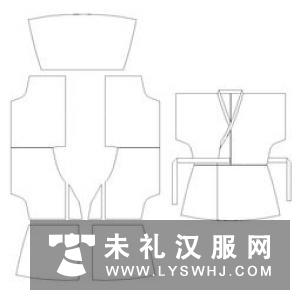 服制剪裁图之襦