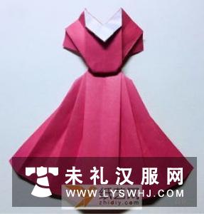 汉服中裙折叠教程及中裙制作简略